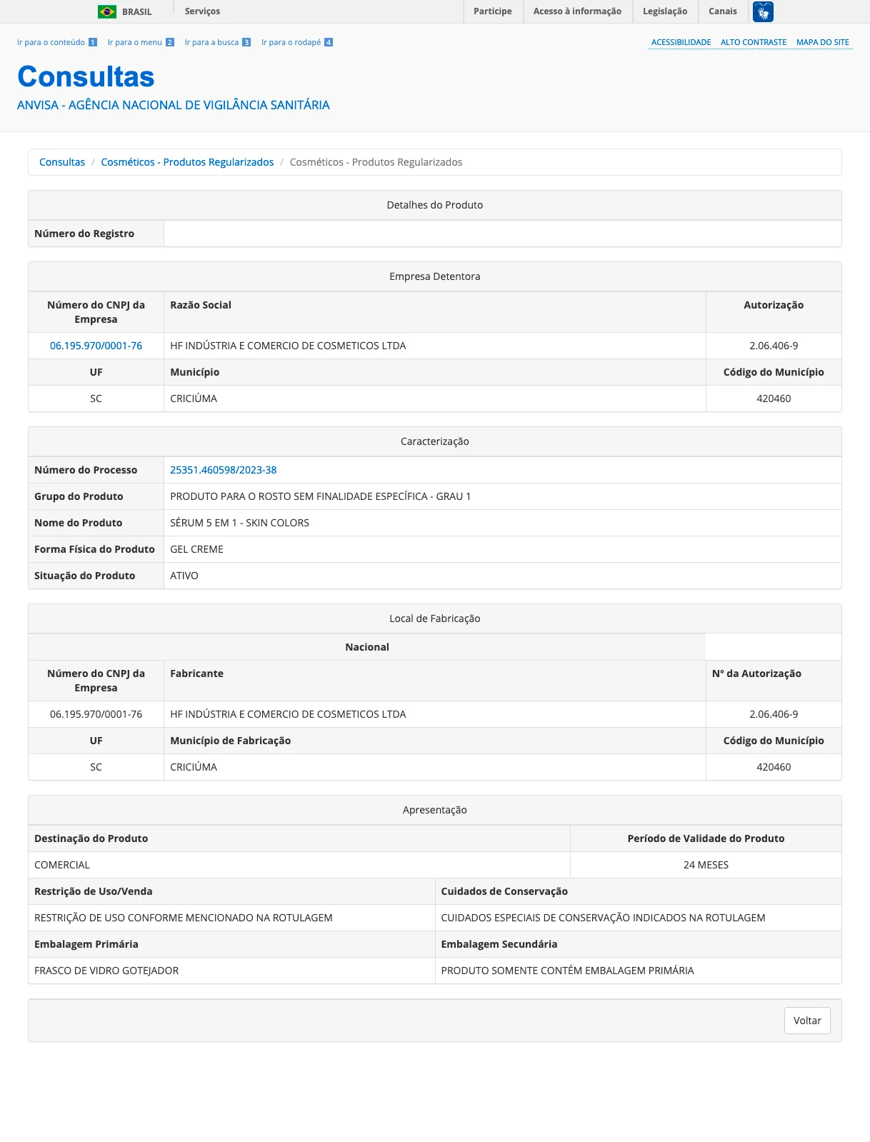 Documento da Anvisa